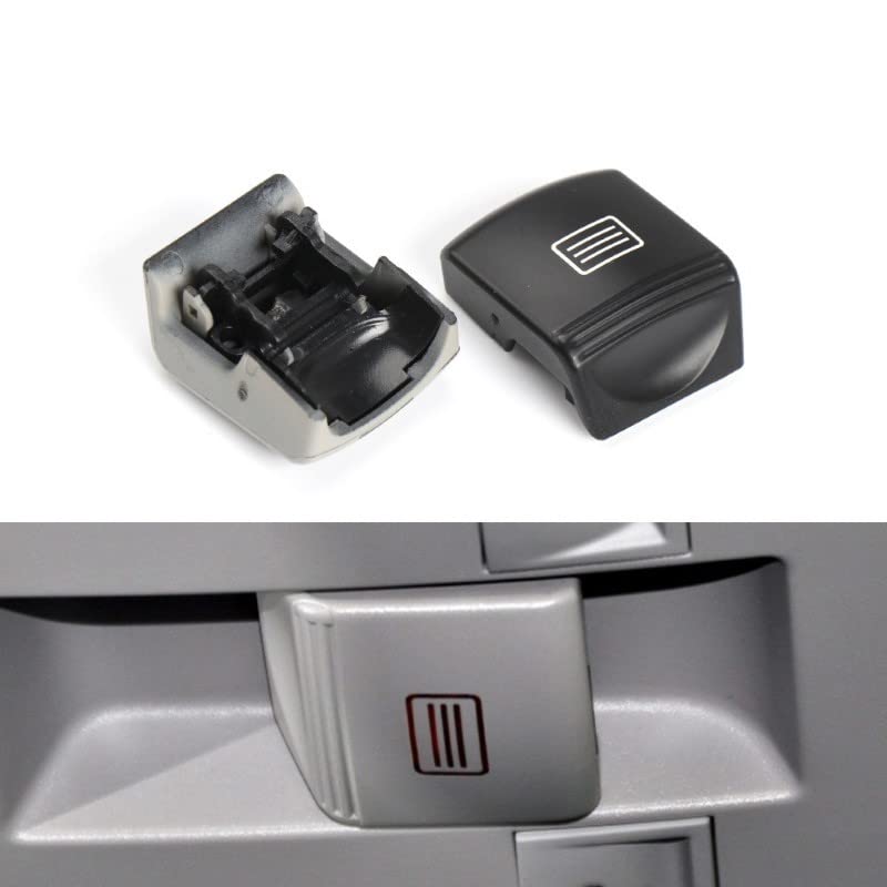 Car Craft C Class Sunroof Button Sunroof Switch Cover Compatible With Mercedes C Class Sunroof Button Sunroof Swith C Class W204 2007-2014 Gray