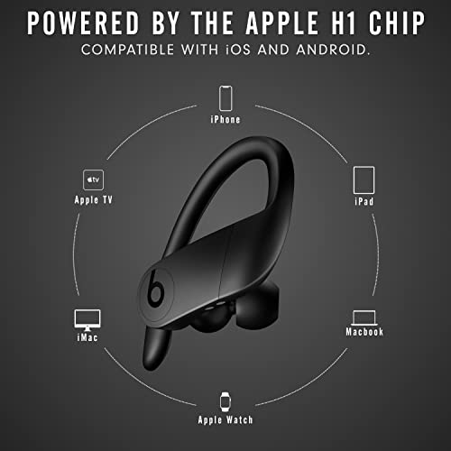 Powerbeats Pro Wireless Earbuds - Apple H1 Headphone Chip, Class 1 Bluetooth Headphones, 9 Hours of Listening Time, Sweat Resistant, Built-in Microphone - Black