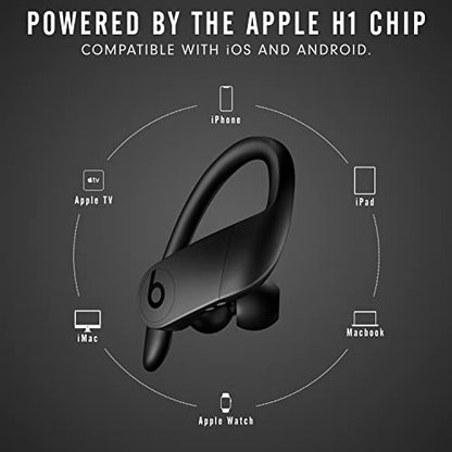 Powerbeats Pro Wireless Earbuds - Apple H1 Headphone Chip, Class 1 Bluetooth Headphones, 9 Hours of Listening Time, Sweat Resistant, Built-in Microphone - Black