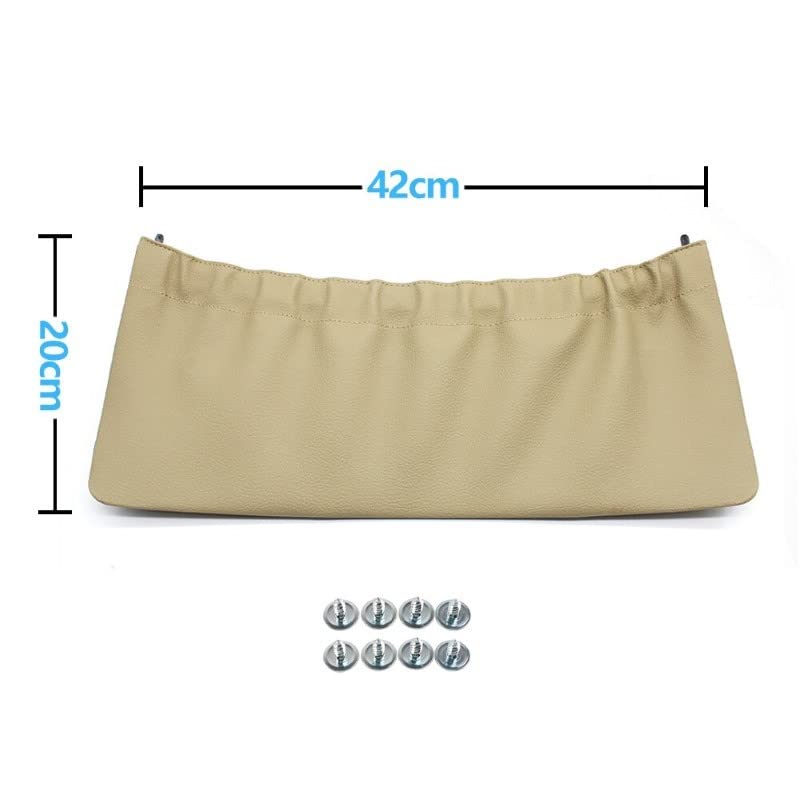 Car Craft S Class Seat Storage Pocket Compatible with Mercedes S Class Seat Storage Pocket S Class W221 2007-2014 Beige