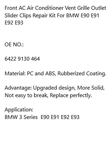 Car Craft 3 Series Ac Vent Compatible With Bmw 3 Series Ac Vent 3 Series E90 2004-2012 Front Slider -graphql