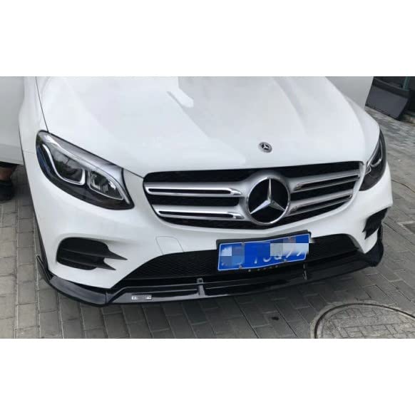 Car Craft C Class Front Lip Bumper Lip Compatible with Mercedes C Class Front Lip Bumper Lip C Class W205 2019 Glossy Black