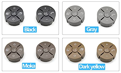 Car Craft Gl Steeering Wheel Button Compatible With Mercedes Gl Steering Wheel Button Ml W164 2008-2012 Gl W164 2008-2012 R Class W251 2010-2017 Cls W219 2007-2012 Slk W171 2009-2012 Sls W230 Black