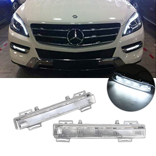 Car Craft Fog Lamp Fog Light Drl Led Drl Compatible With Mercedes Ml W166 2012-2018 Gl W166 2012-2018 Gle W166 2016-2019 Gls W166 2016-2020 Fog Lamp Fog Light Drl Led Drl Left 2049065401