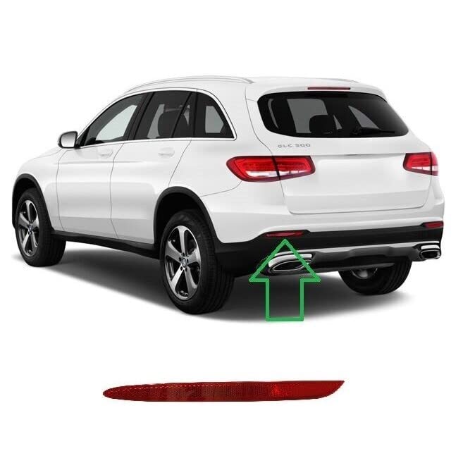 Car Craft Rear Bumper Reflector Compatible With Mercedes Glc W253 2018-2022 Rear Bumper Reflector Left 2178200174