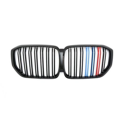 Car Craft Front Bumper Grill Compatible With Bmw X5 G05 2019-2022 Front Bumper Grill Carbon Fiber Look M Colour