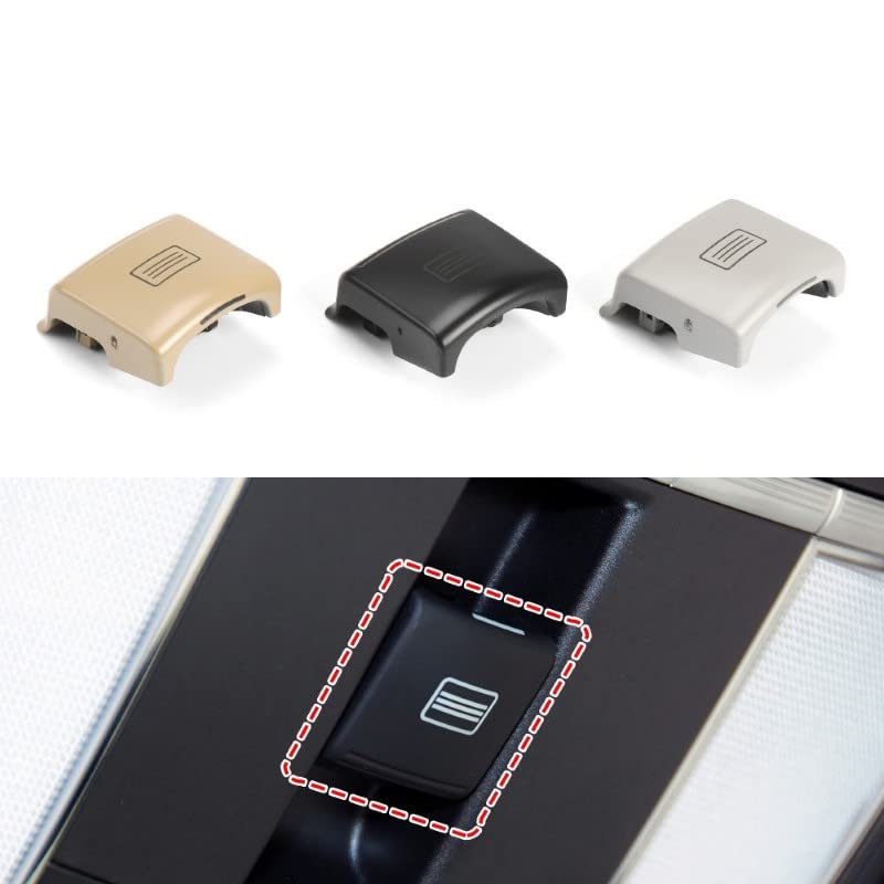 Car Craft S Class Sunroof Button Sunroof Switch Cover Compatible With Mercedes S Class Sunroof Button Sunroof Switch Cover S Class W221 2006-2014 Black