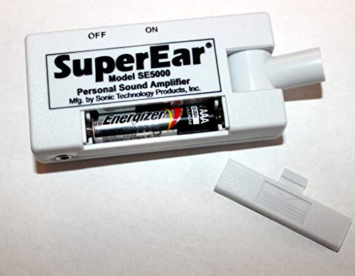 SuperEar Personal Sound Amplifier Model SE5000 Increases Ambient Sound Gain 50dB