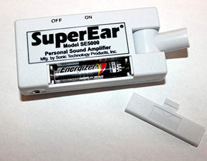 SuperEar Personal Sound Amplifier Model SE5000 Increases Ambient Sound Gain 50dB -123