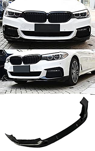 Car Craft 5 Series G30 Front Lip Diffuser Spoiler Compatible With Bmw 5 Series Front Lip Diffuser Spoiler 5 Series G30 2017-2022 Mp Glossy Black G30 Front Lip Gloss Black Mp