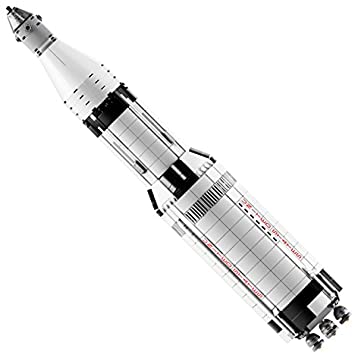 LEGO Ideas NASA Apollo Saturn V 21309 Outer Space Model Rocket for Kids and Adults, Science Building Kit (1969 Pieces) 4742510608473 bolt