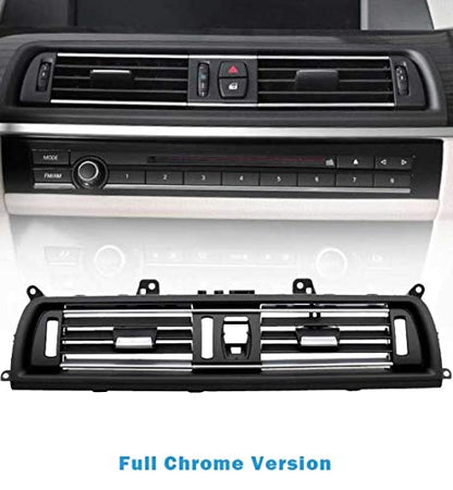 Car Craft 5 Series Ac Vent Compatible With Bmw 5 Series Ac Vent 5 Series F10 2010-2017 6 Series F12 2011-2016 Chrome Centre -graphql