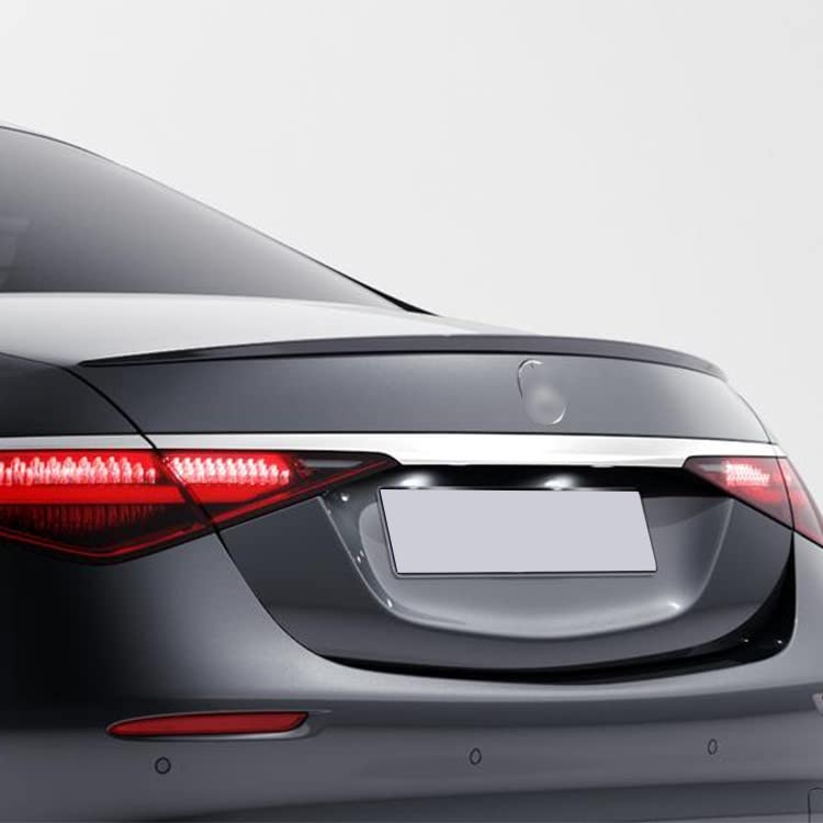 Car Craft E Class Spoiler Trunk Spoiler Compatible with Mercedes E Class Spoiler Trunk Spoiler E Class W223 2021 Glossy Black