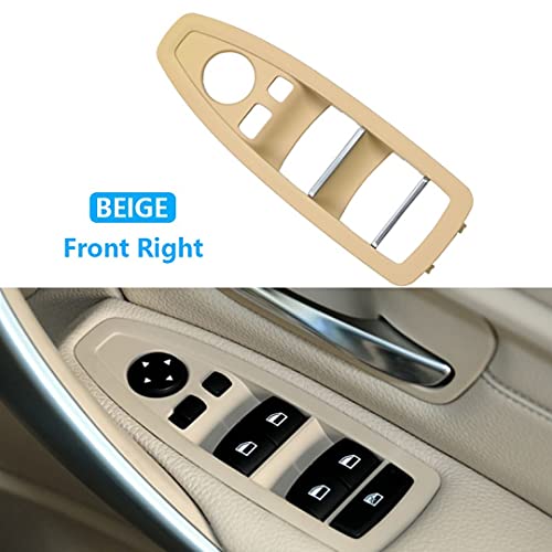 Car Craft 3 Series Window Switch Cover Compatible With Bmw 3 Series Window Switch Cover F30 2012-2018 1 Series F20 2011-2015 Oyester Right