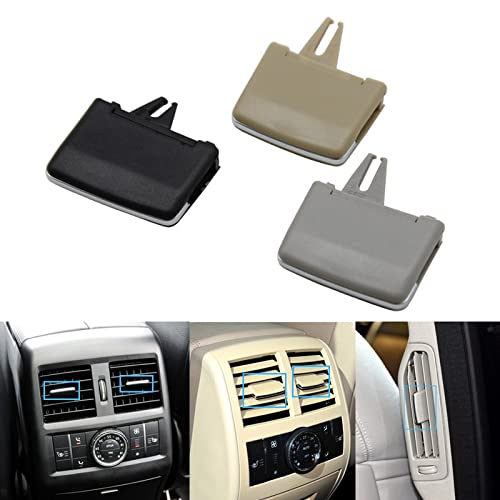 Car Craft Ml Ac Vent Slider Clip Rear Compatible With Mercedes Ml Ac Vent Slider Clip Rear Ml W166 2012-2015 Gl W166 2012-2016 Gle W166 2015-2020 Gle W166 2016-2020 Beige