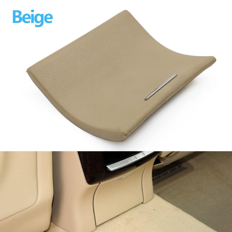 Car Craft S Class Rear Charging Cigarette Socket Cover Compatible With Mercedes S Class Rear Charging Cigarette Socket Cover S Class W221 2006-2014 Beige