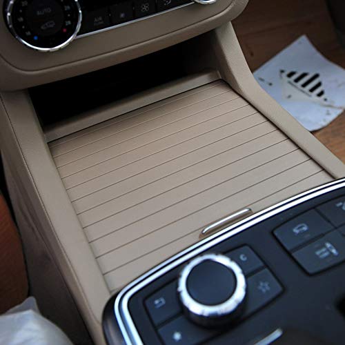 Car Craft Ml Cup Holder Compatible With Mercedes Ml Cup Holder Ml W166 2012-2015 Gl W166 2012-2015 Gls W166 2016-2020 Gle W166 2016-2020 Beige