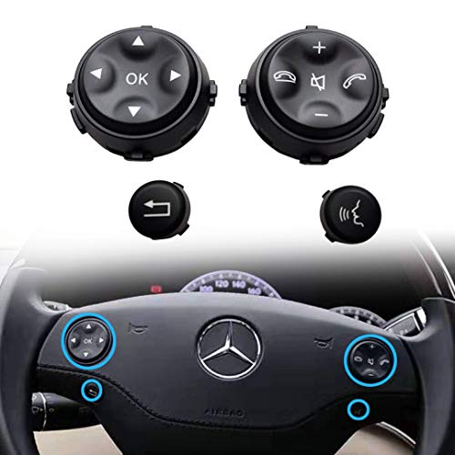 Car Craft S Class Steering Wheel Button Compatible With Mercedes S Class Steering Wheel Button S Class W221 2006-2009 Gray