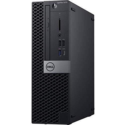 Dell OptiPlex 5070 SFF Small Form Factor Desktop - 9th Gen Intel Core i5-9500 6-Core CPU up to 4.40GHz, 16GB DDR4 Memory, 256GB SSD, Intel UHD Graphics 630, DVD Burner, Windows 10 Pro 6747234107481 bolt