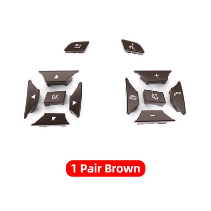 Car Craft A Class Steering Wheel Button Compatible With Mercedes A Class Steering Wheel Button C Class W204 2011-2014 Gla W156 2015-2020 B Class W246 2012-2018 A Class W176 2013-2018 Cls W218 2013-2018 Brown -graphql
