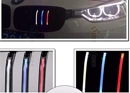 Car Craft 3 Series Grill Compatible With Bmw 3 Series Grill F30 M3 Style Kidney Grill Grille Bumper Grill 2012-2018 Black Led -graphql