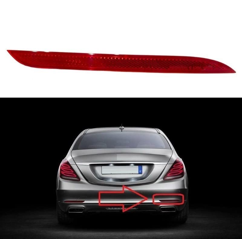 Car Craft Rear Bumper Reflector Compatible With Mercedes S Class W222 2014-2020,gle W166 2016-2020 Rear Bumper Reflector Right 2228200874