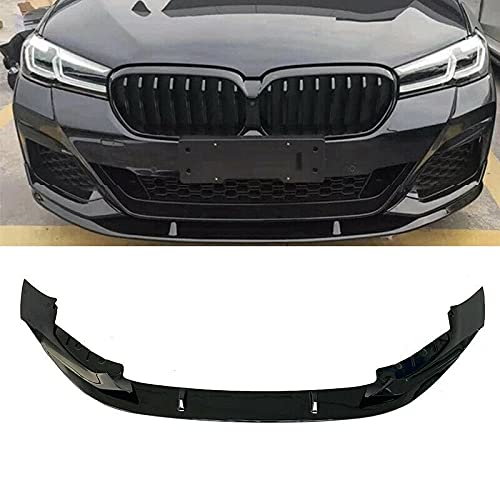 Car Craft 5 Series G30 Front Lip Diffuser Spoiler Compatible With Bmw 5 Series Front Lip Diffuser Spoiler 5 Series G30 2017-2022 Mp Glossy Black G30 Front Lip Gloss Black Mp