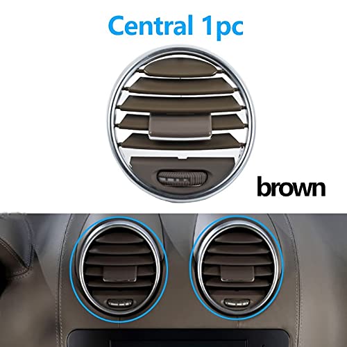 Car Craft Ml Ac Vent Compatible With Mercedes Ml Ac Vent Ml W164 2005-2012 Gl W164 2005-2011 Brown Centre