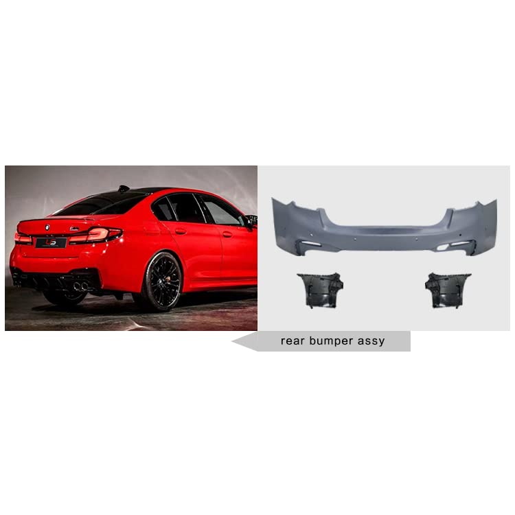 Car Craft Rear M5 Bumper Compatible With Bmw 5 Series G30 2017-2020 Upgraded Rear Bumper M5