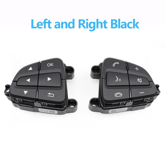 Car Craft Gla Steering Button Compatible With Mercedes Gla Steering Wheel Button Gle W166 2016-2020 Cla W117 2015-2019 Gla W156 2017-2019 Gls W166 2016-2019 V V Class W447 Cls Slc Set