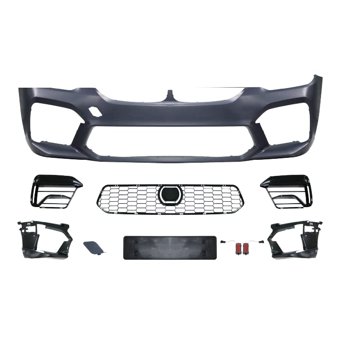 Car Craft Front M5 Bumper Compatible With Bmw 5 Series G30 2017-2021 Upgrade To 2021 M5 Front Bumper