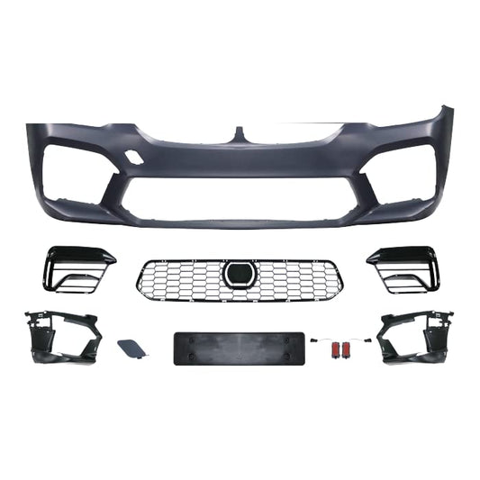 Car Craft Front M5 Bumper Compatible With Bmw 5 Series G30 2017-2021 Upgrade To 2021 M5 Front Bumper