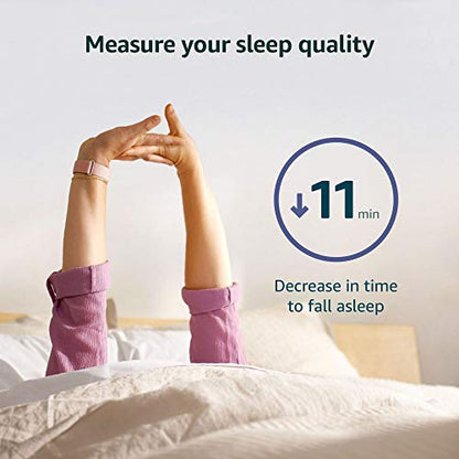 Amazon Halo Band - Large – Measure how you move, sleep, and sound – Designed with privacy in mind - Winter + Silver
