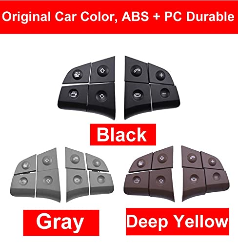 Car Craft Gl Steering Wheel Button Compatible With Mercedes Gl Steering Wheel Button Ml W164 2006-2009 Gl W164 2006-2009 Black