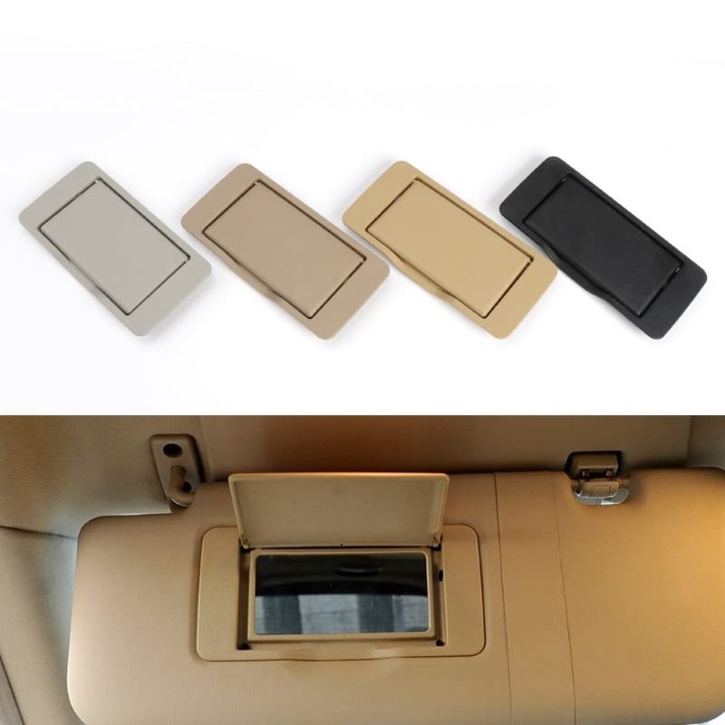 Car Craft C Class Sun Shade Mirror Compatible with Mercedes C Class Sun Shade Mirror C Class W203 2001-2007 Left Beige