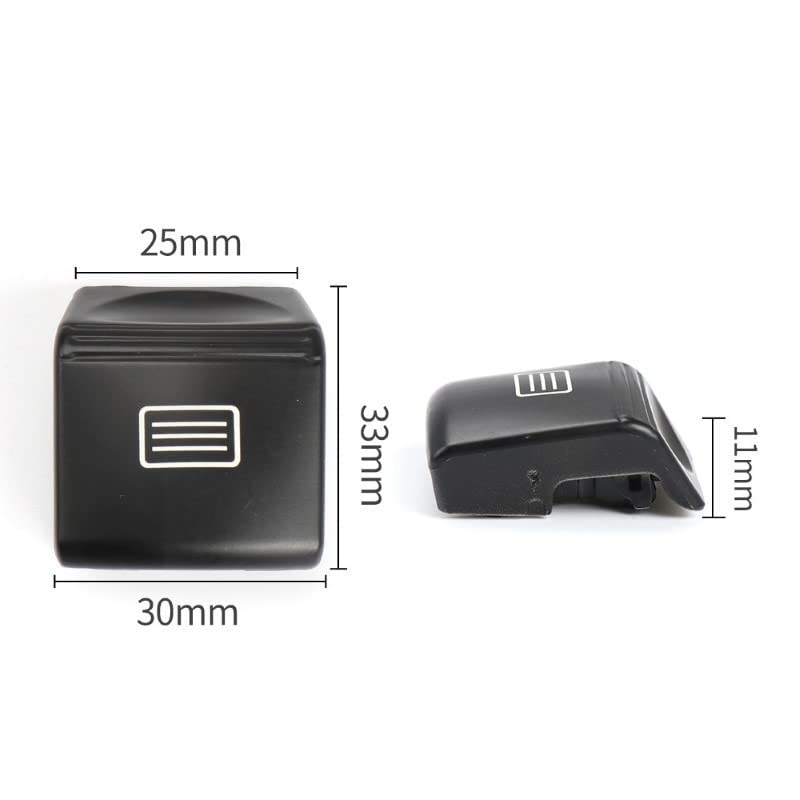 Car Craft C Class Sunroof Button Sunroof Switch Cover Compatible With Mercedes C Class Sunroof Button Sunroof Swith C Class W204 2007-2014 Black