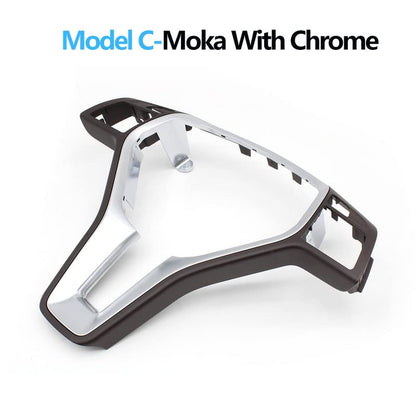 Car Craft C Class Steering Wheel Cover Compatible With Mercedes C Class Steering Wheel Cover A Class W176 B Class W246 C Class W204 2011-2014 E Class W212 2011-2016 Gla W156 Cls W218 Cla W117 Moka Silver -graphql