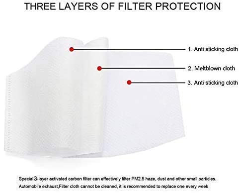 ok Aktivkohlefilter PM2.5, austauschbare Filterpapier mit 3 Schichten, Anti-Dunst Mundfilter für Outdoor (45pcs) test  6757388484697 test  {product.id} 6757388484697 bolt