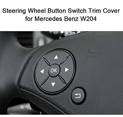Car Craft C Class Steeering Wheel Button Compatible With Mercedes C Class Steering Wheel Button C Class W204 2007-2011 E Class W212 2009-2013 Black -graphql