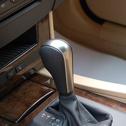 Car Craft 3 Series Gear Shift Knob Compatible With Bmw 3 Series Gear Shift Knob 3 Series E90 2004-2006 1s E81 E82 E87 E88 E90 E91 E92 E93 Z4 E85 E86 E89 Silver