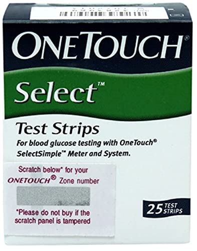 OneTouch Select Test Strips 25s Pack