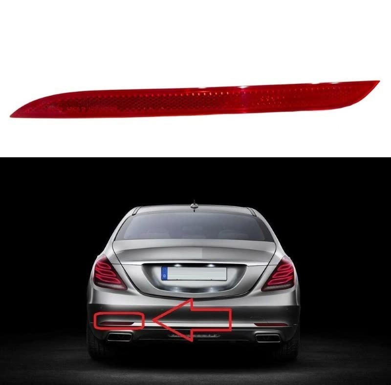 Car Craft Rear Bumper Reflector Compatible With Mercedes S Class W222 2014-2020,gle W166 2016-2020 Rear Bumper Reflector Left 2228200774