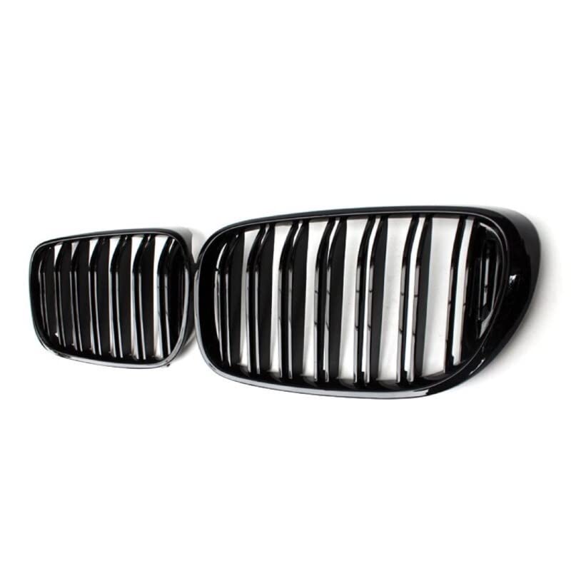 Car Craft Front Bumper Grill Compatible With Bmw 7 Series G12 2016-2021 Front Bumper Grill Glossy Black