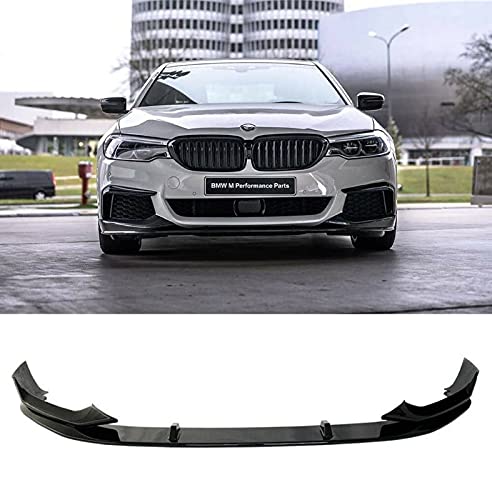 Car Craft 5 Series G30 Front Lip Diffuser Spoiler Compatible With Bmw 5 Series Front Lip Diffuser Spoiler 5 Series G30 2017-2022 Mp Glossy Black G30 Front Lip Gloss Black Mp