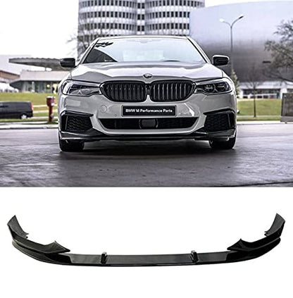 Car Craft 5 Series G30 Front Lip Diffuser Spoiler Compatible With Bmw 5 Series Front Lip Diffuser Spoiler 5 Series G30 2017-2022 Mp Glossy Black G30 Front Lip Gloss Black Mp -graphql