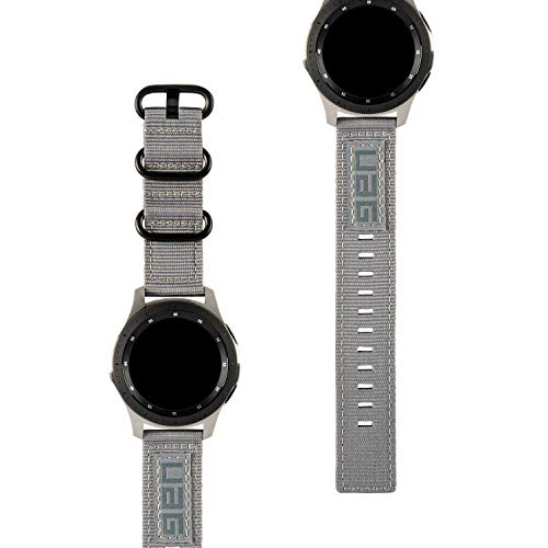 Urban Armor Gear UAG Watch Band, NATO Watch Strap Designed for Galaxy Watch 5 / 5 Pro / Galaxy Watch 4 44mm / Classic 46mm / 4 40mm / Classic 42mm / Fits Most Universal 20mm Watch Lugs - Grey