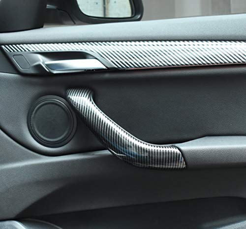 Car Craft X1 Door Handle Compatible with BMW X1 Door Handle X1 F48 2016-2021 Carbon Fiber