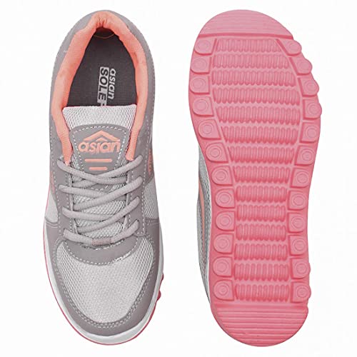 ASIAN Women's Cute Peach Running Shoes,Walking Shoes UK-6