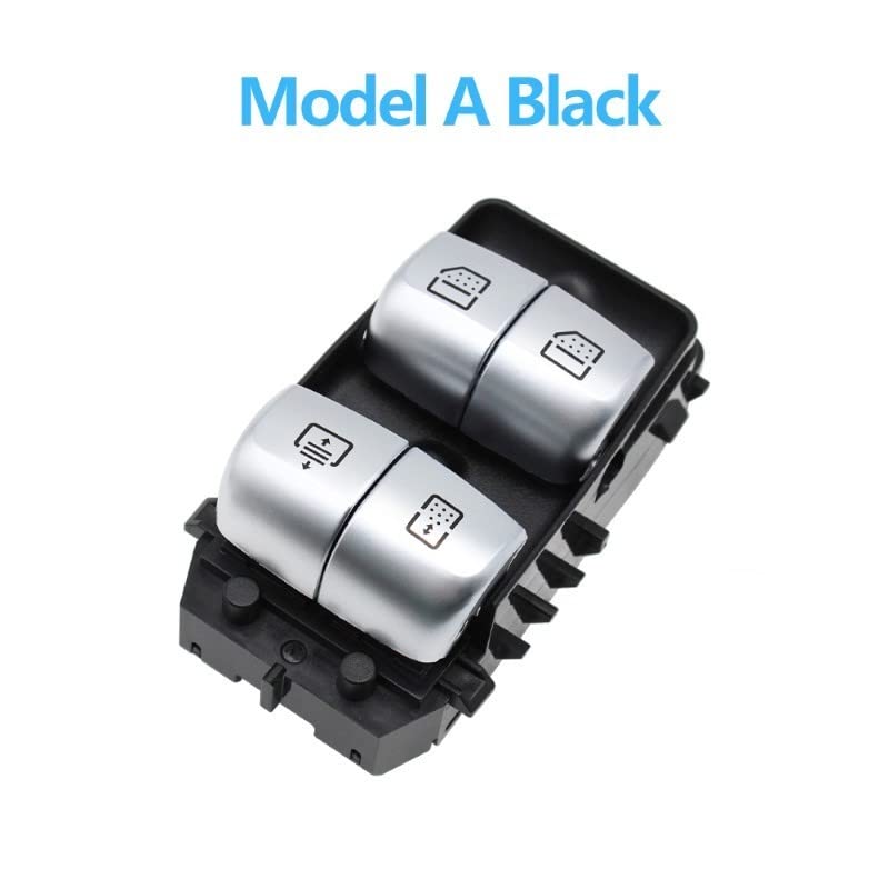 Car Craft E Class Window Switch Button Rear Compatible With Mercedes E Class Window Switch Button Rear S Class W222 2014 E Class W213 2018 Black