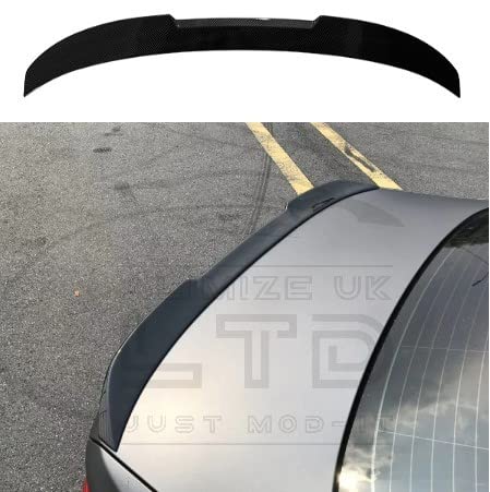 Car Craft 5 Series Spoiler Trunk Spoiler Compatible with BMW 5 Series Spoiler Trunk Spoiler 5 Series G30 2017-2022 Cs Glossy Black